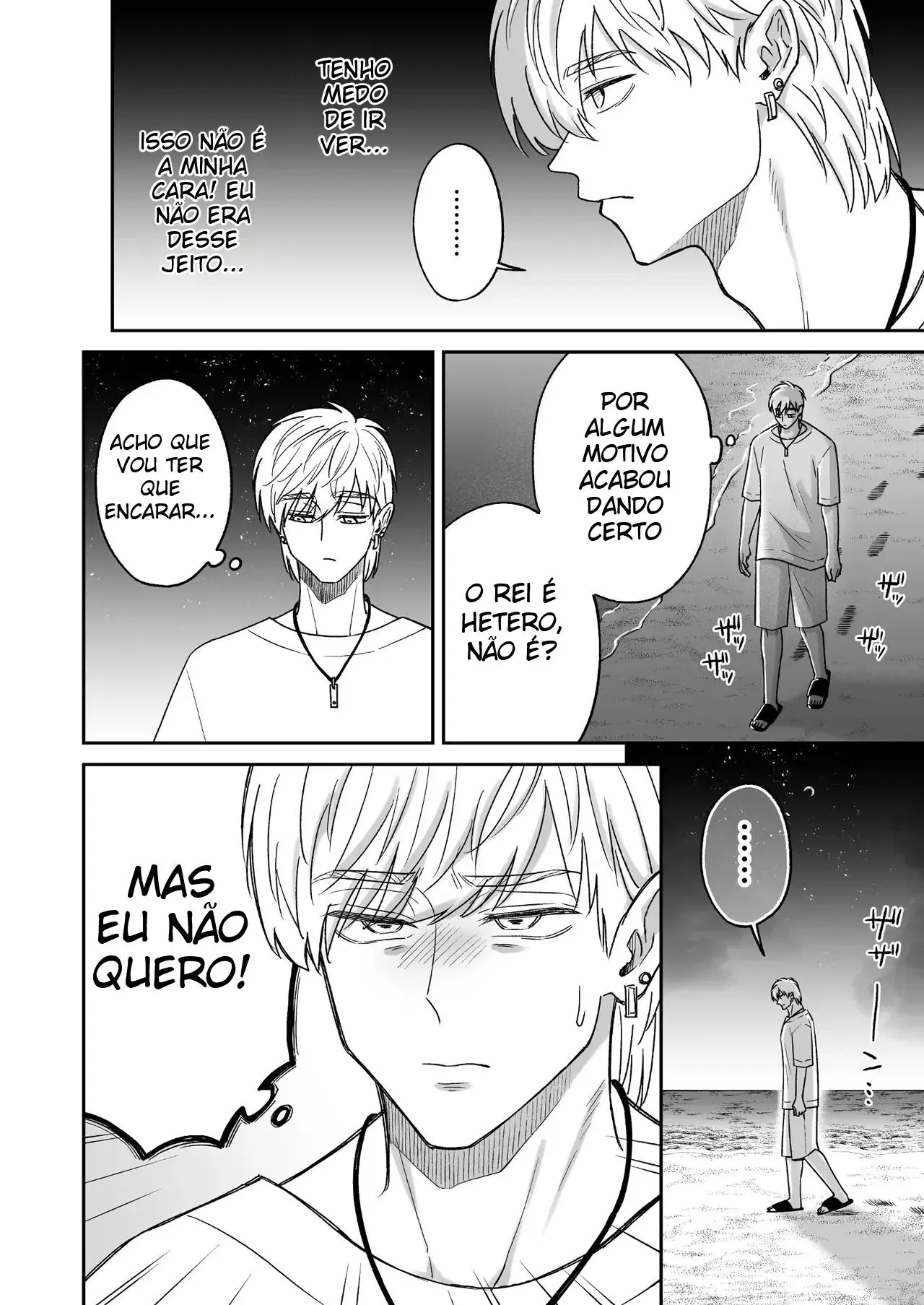 Trocando Carinhos na Praia Com Um Gyaruo no Nosso Segundo Mês de Namoro Hentai – Página 46