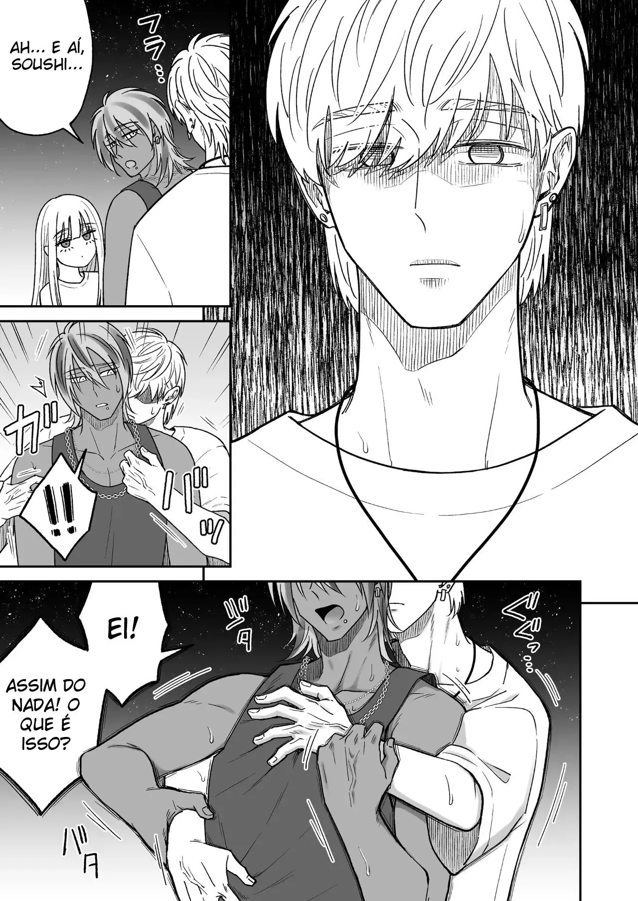 Trocando Carinhos na Praia Com Um Gyaruo no Nosso Segundo Mês de Namoro Hentai – Página 49