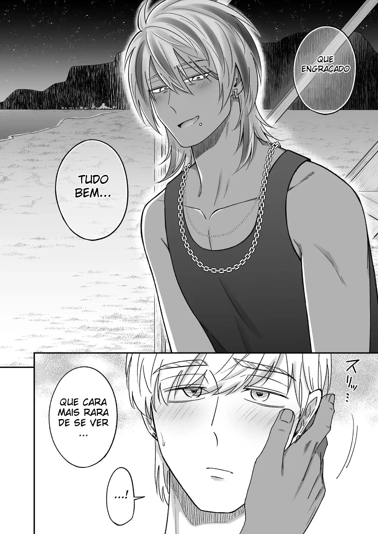 Trocando Carinhos na Praia Com Um Gyaruo no Nosso Segundo Mês de Namoro Hentai – Página 56