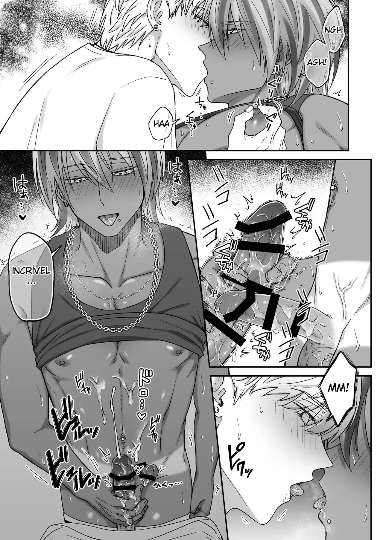 Trocando Carinhos na Praia Com Um Gyaruo no Nosso Segundo Mês de Namoro Hentai – Página 67