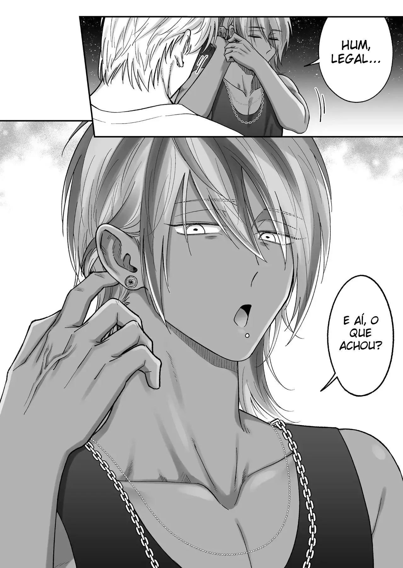 Trocando Carinhos na Praia Com Um Gyaruo no Nosso Segundo Mês de Namoro Hentai – Página 86