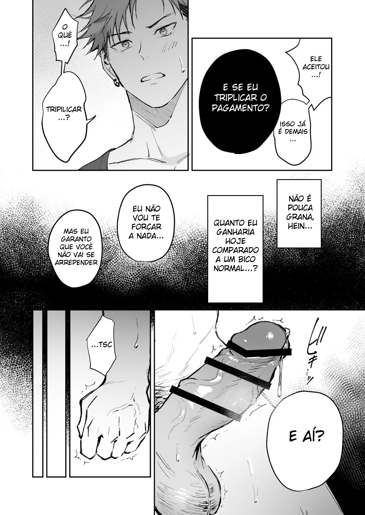 Um Bico de Meio Período XXX…? Hentai – Página 9