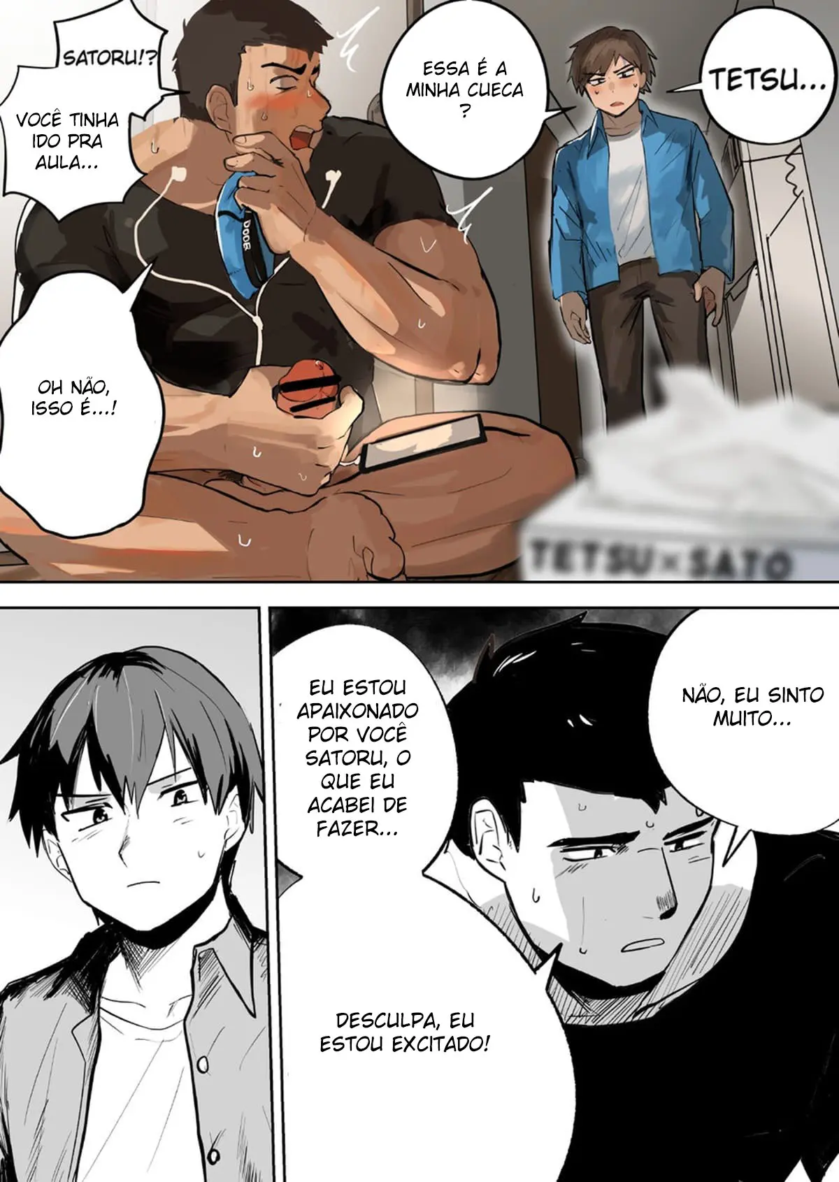 Um Cara Hétero Metido a Durão, Que na Verdade Me Ama Hentai – Página 6