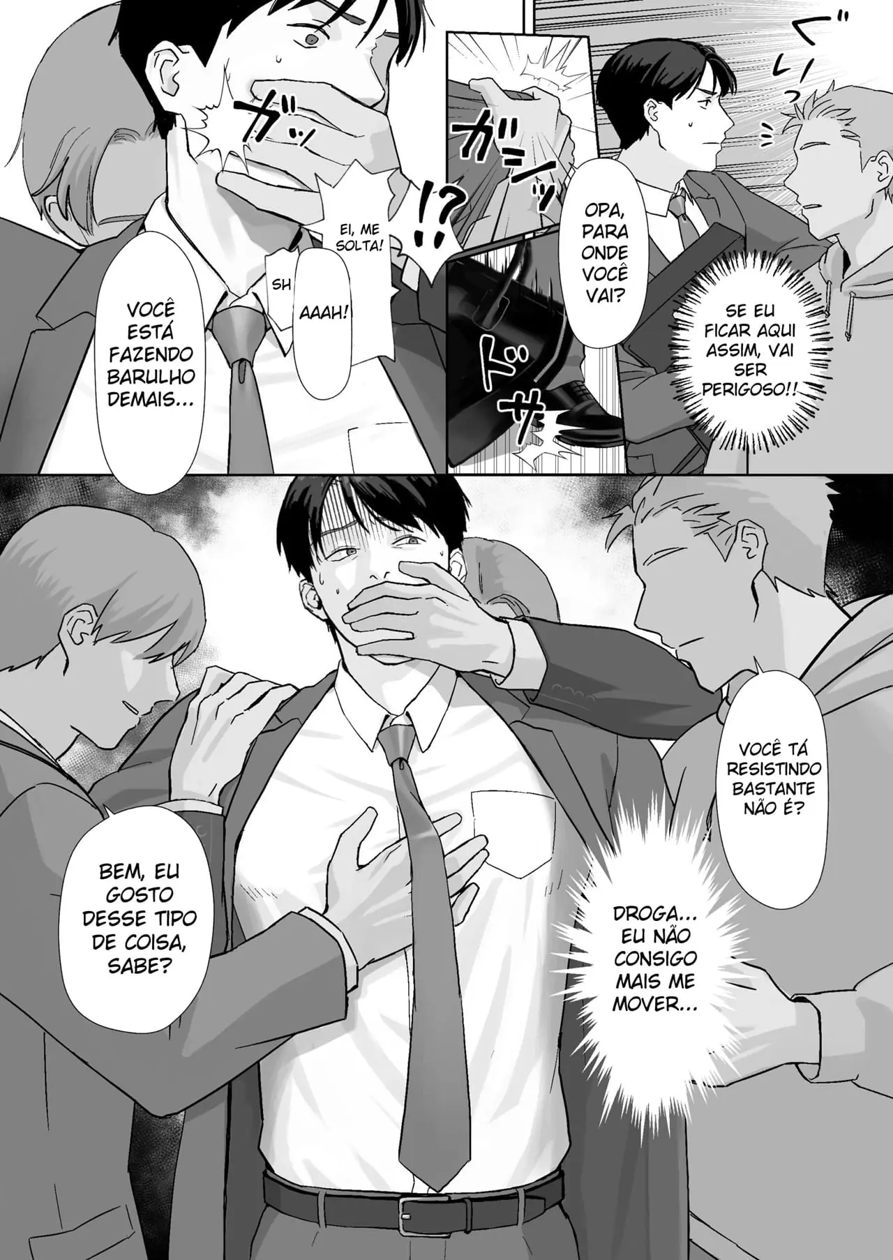 Um Trabalhador de Escritório é Vítima de Assédio Hentai – Página 4