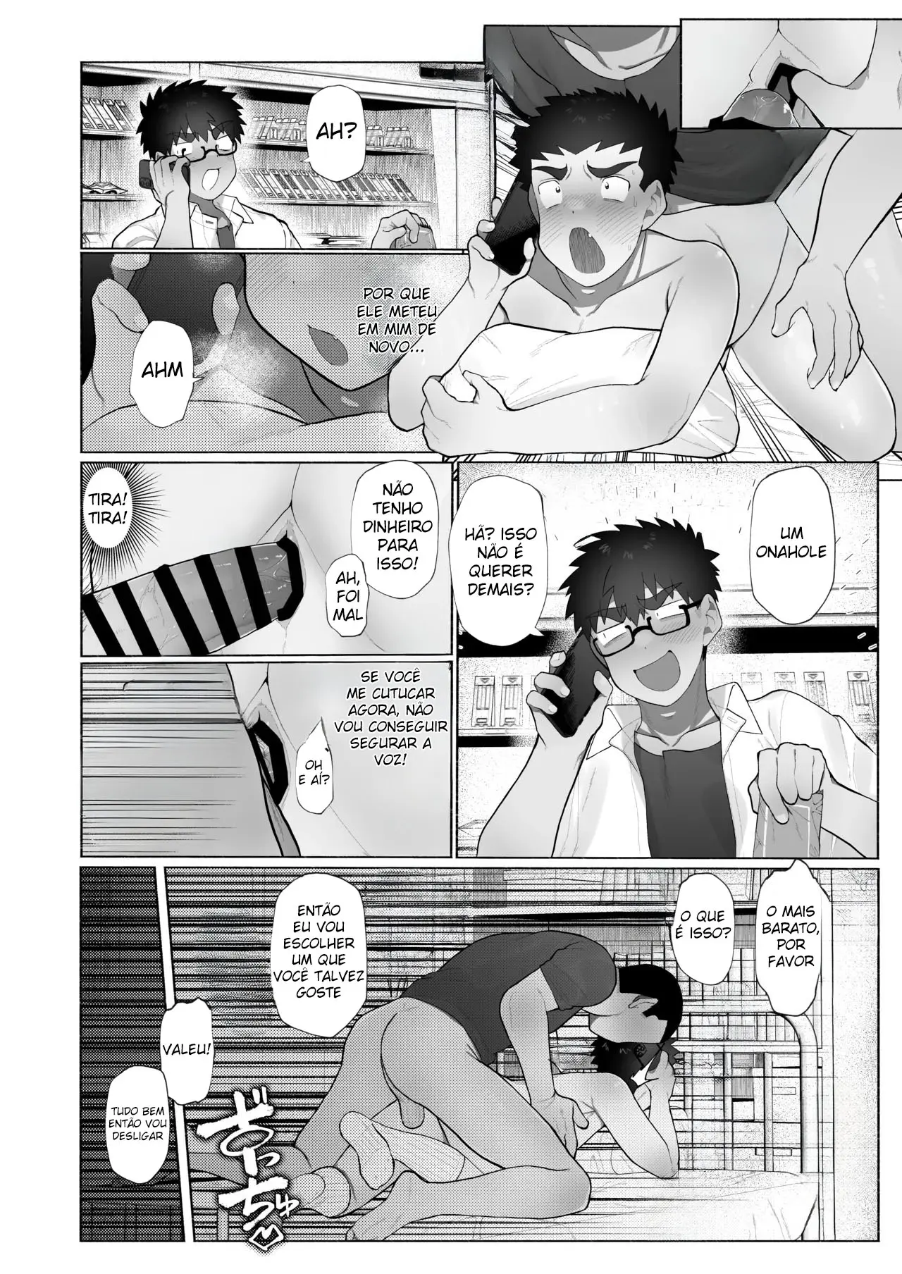 Uma História Sobre Alguém Que Acaba Vendo o Irmão Mais Velho do Amigo Se Masturbando Hentai – Página 13