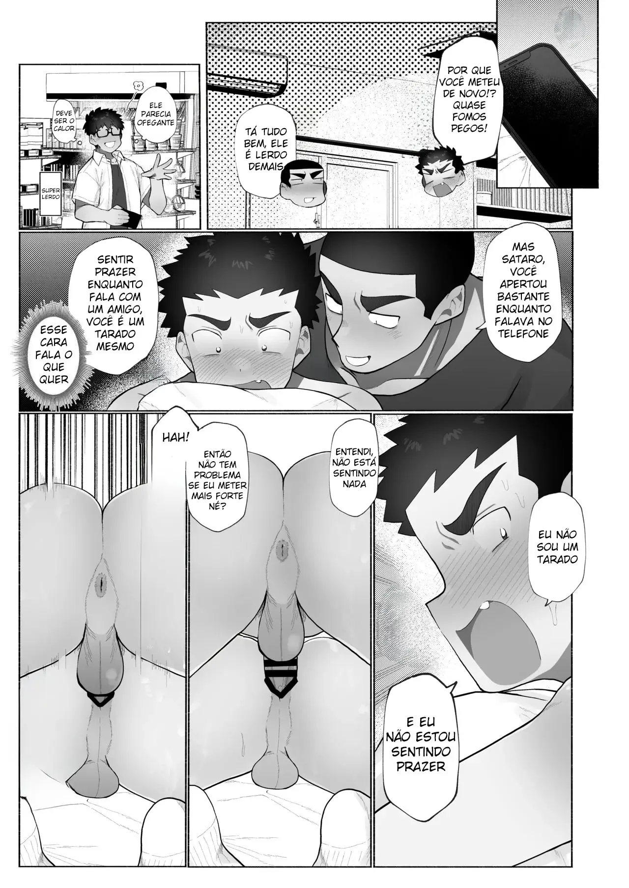 Uma História Sobre Alguém Que Acaba Vendo o Irmão Mais Velho do Amigo Se Masturbando Hentai – Página 14