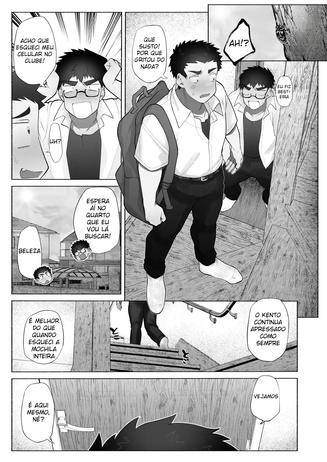 Uma História Sobre Alguém Que Acaba Vendo o Irmão Mais Velho do Amigo Se Masturbando Hentai – Página 2