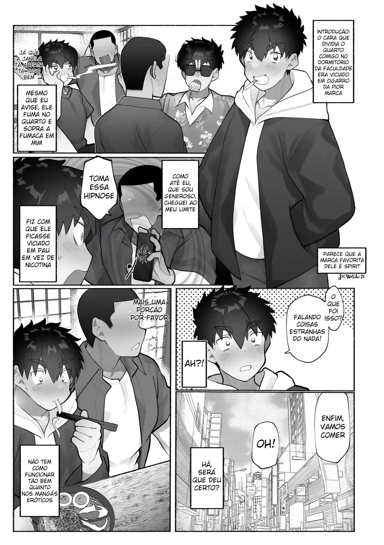Uma História Sobre Alguém Que Acaba Vendo o Irmão Mais Velho do Amigo Se Masturbando Hentai – Página 23