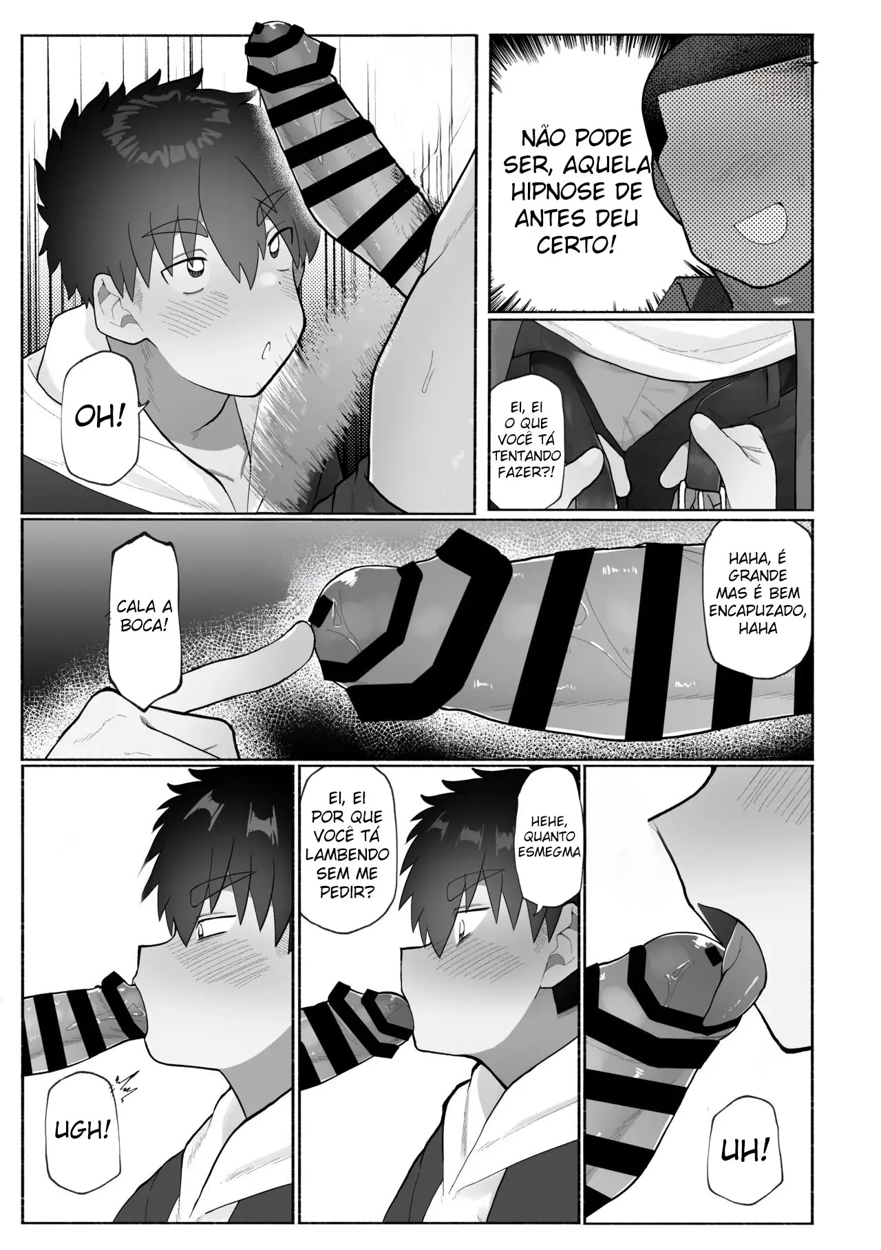 Uma História Sobre Alguém Que Acaba Vendo o Irmão Mais Velho do Amigo Se Masturbando Hentai – Página 25