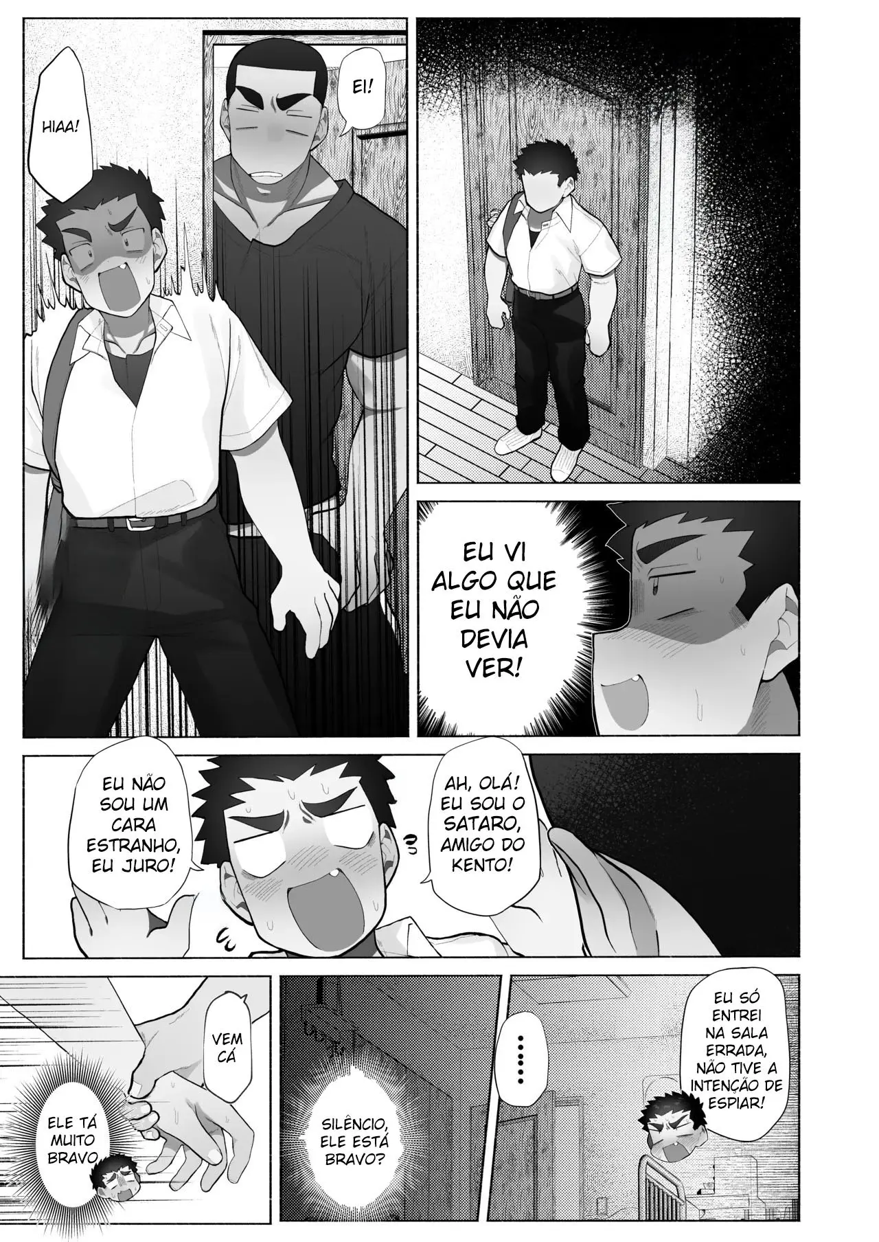 Uma História Sobre Alguém Que Acaba Vendo o Irmão Mais Velho do Amigo Se Masturbando Hentai – Página 4