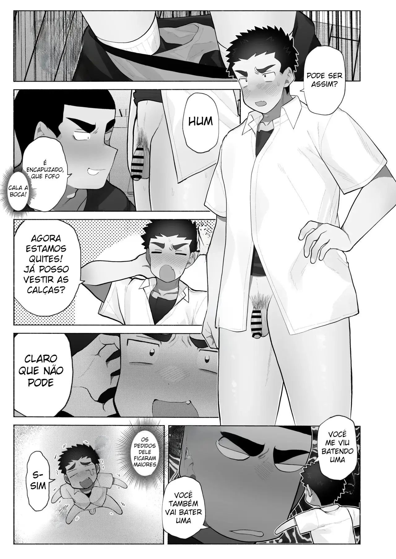 Uma História Sobre Alguém Que Acaba Vendo o Irmão Mais Velho do Amigo Se Masturbando Hentai – Página 6