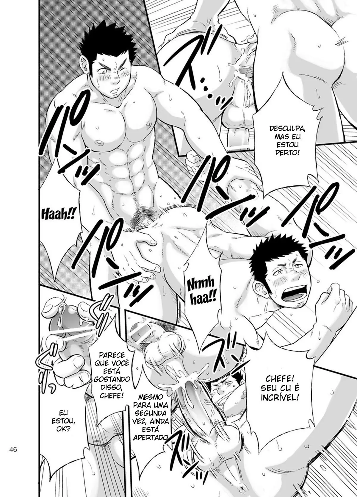 Vida Maravilhosa – A Vida de dois jovens cães alfas! Hentai – Página 44