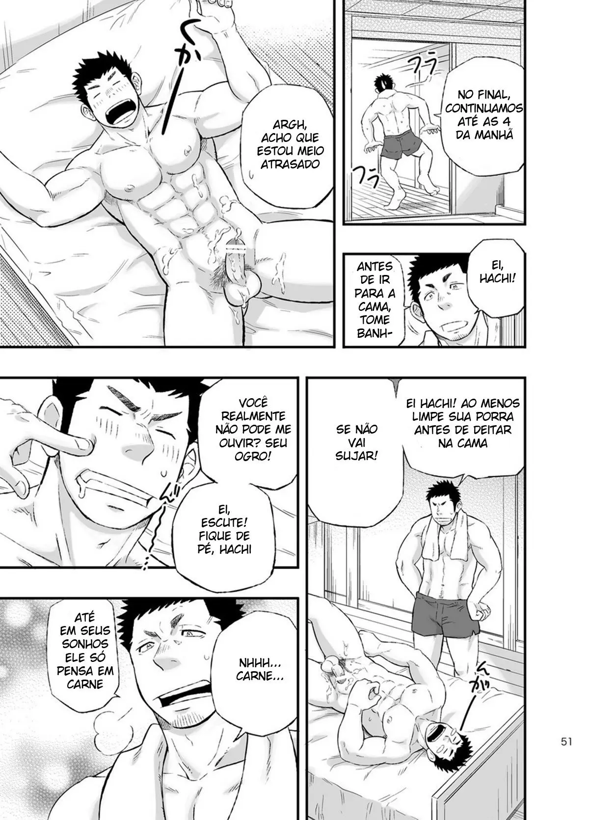 Vida Maravilhosa – A Vida de dois jovens cães alfas! Hentai – Página 49