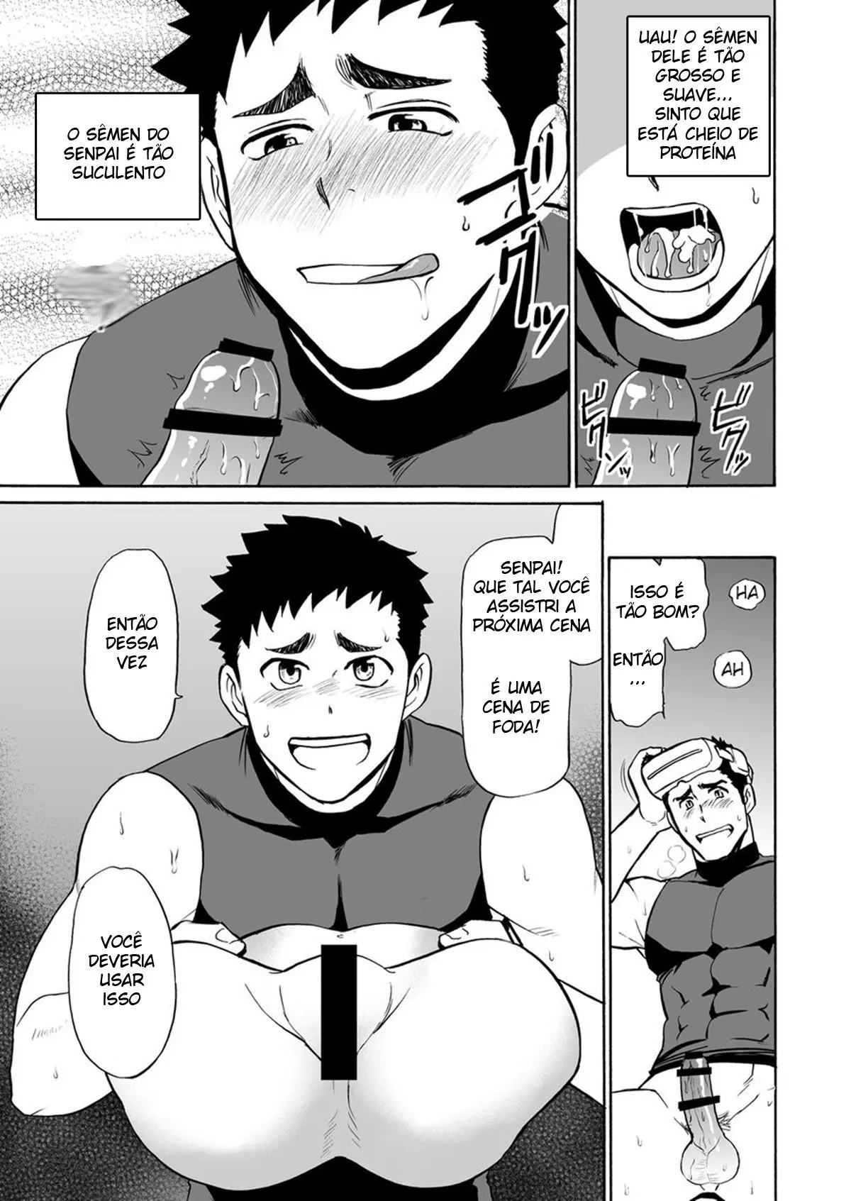 Yakyuubu no Senpai ni VR de Giji SEX Sasete Mita Hentai – Página 16