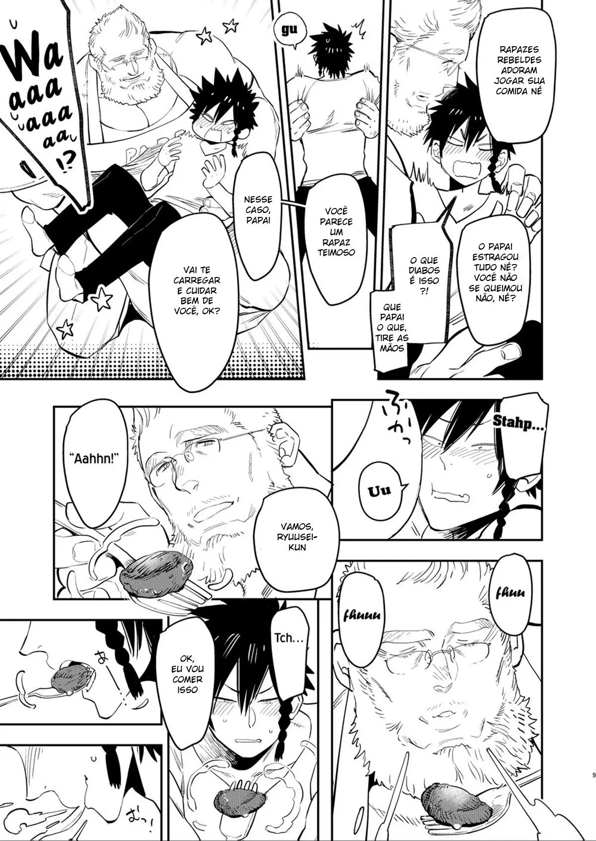 Yankee-kun to Marshmallow Papa Hentai – Página 8